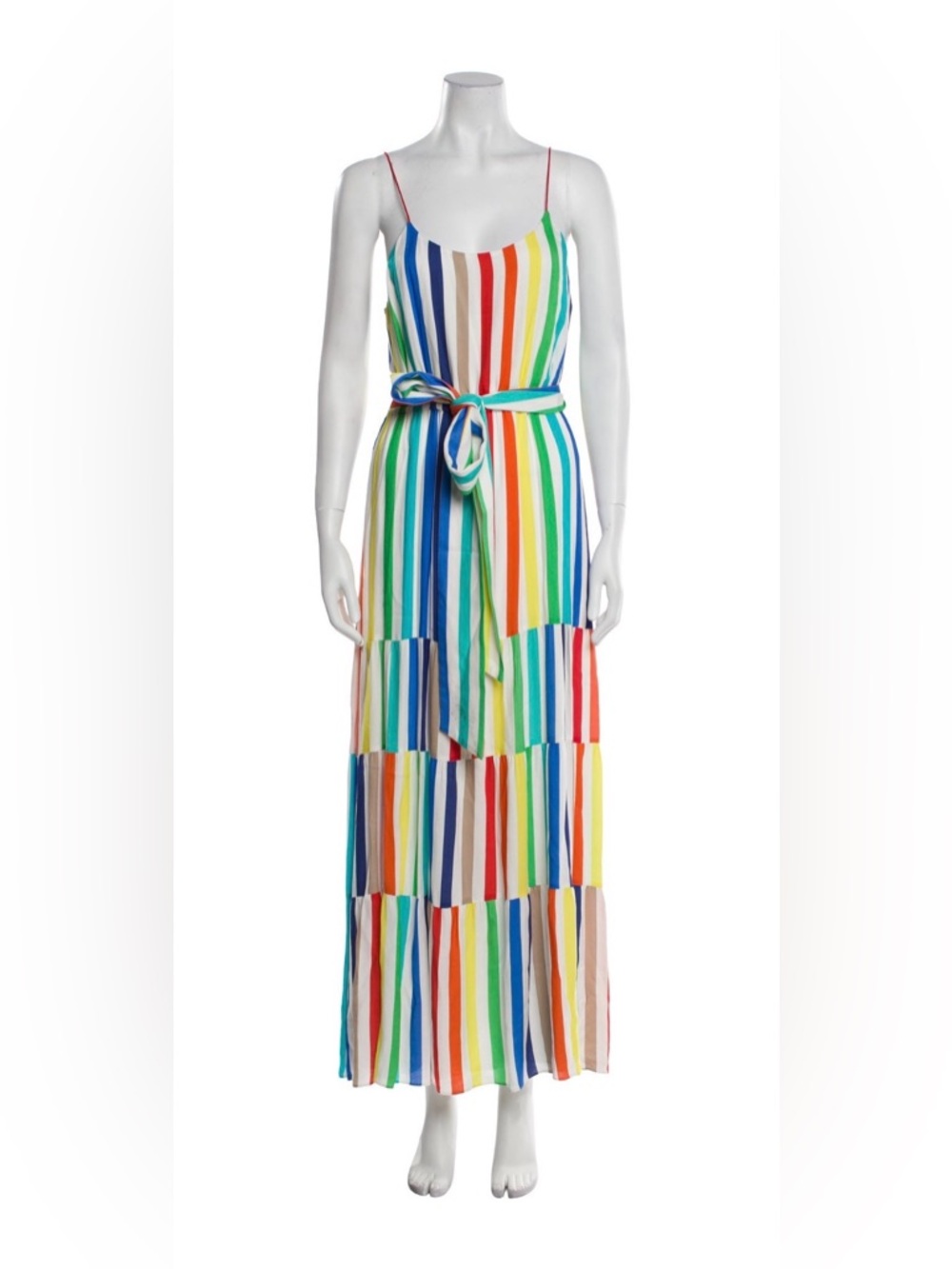 ALICE + OLIVIA Janan Rainbow Striped Dress Size 4